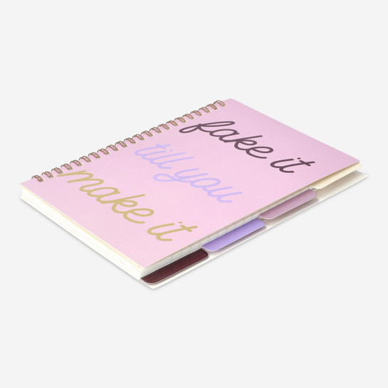 Flying Tiger Copenhagen Bölümlü 80 Yaprak Çizgili A5 Defter