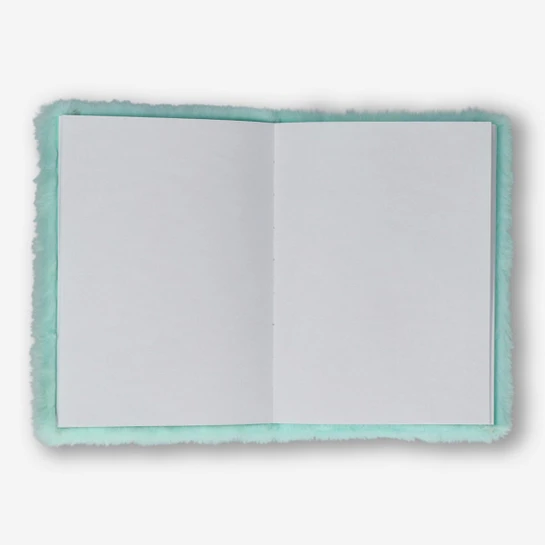 Flying Tiger Copenhagen Yeşil Peluş Çizgisiz A5 Defter