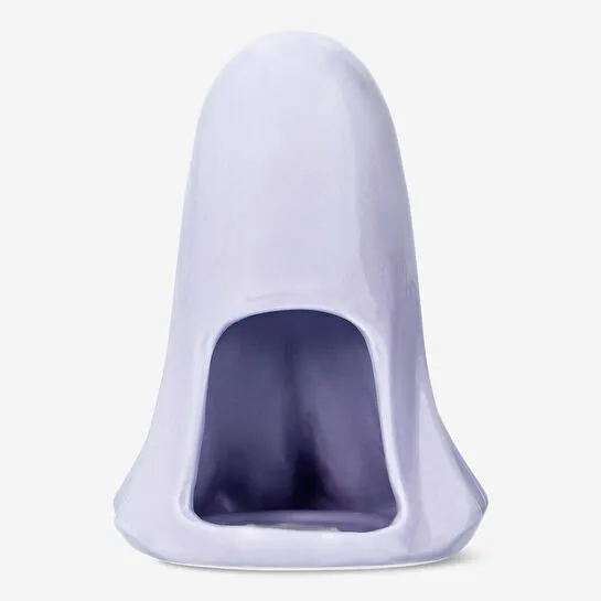 Flying Tiger Copenhagen Hayalet Şeklinde Mor Seramik LED Fener