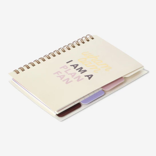 Flying Tiger Copenhagen Bölümlü 80 Yaprak Çizgili A6 Defter