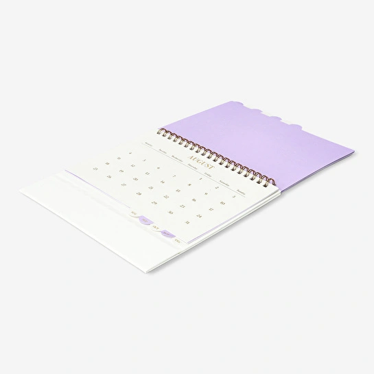 Flying Tiger Copenhagen Beyaz Spiralli 2025 Masa Takvimi