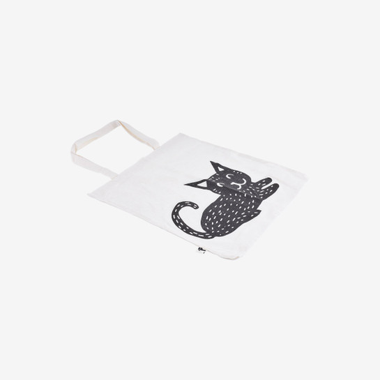 Flying Tiger Copenhagen Kedi Desenli Bez Çanta