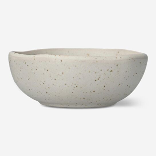 Flying Tiger Copenhagen Beyaz Stoneware Kase 3,5 x 10 cm