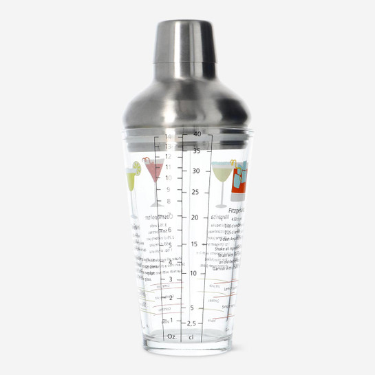 Flying Tiger Copenhagen Tarifli Cam Shaker 430 ml