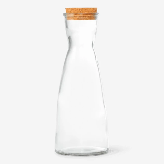 Flying Tiger Copenhagen Mantar Kapaklı Cam Karaf 680 ml