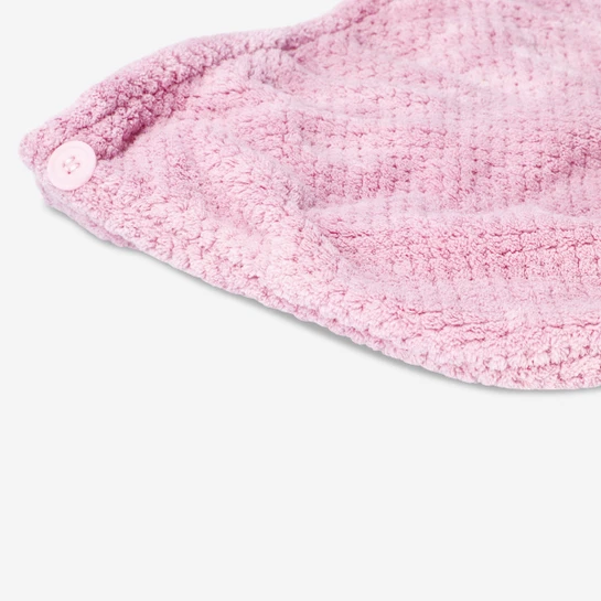 Flying Tiger Copenhagen Pembe Düğmeli Saç Havlusu