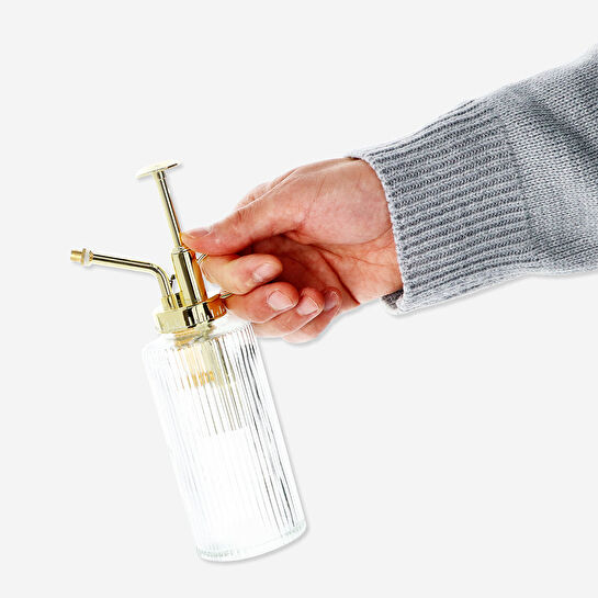 Flying Tiger Copenhagen Altın Renk Pompalı Cam Sprey Şişesi