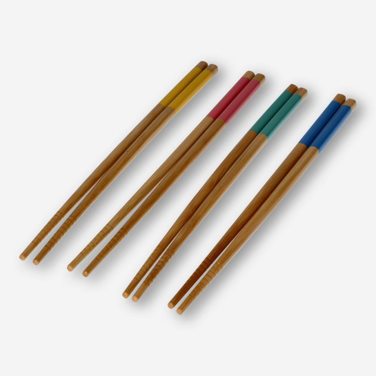 Flying Tiger Copenhagen 4'lü Çok Renkli Bambu Chopstick Seti