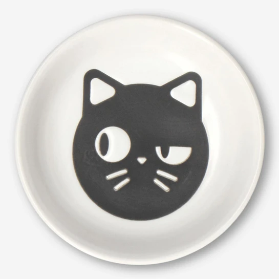 Flying Tiger Copenhagen Kedi Desenli Mini Kase Beyaz