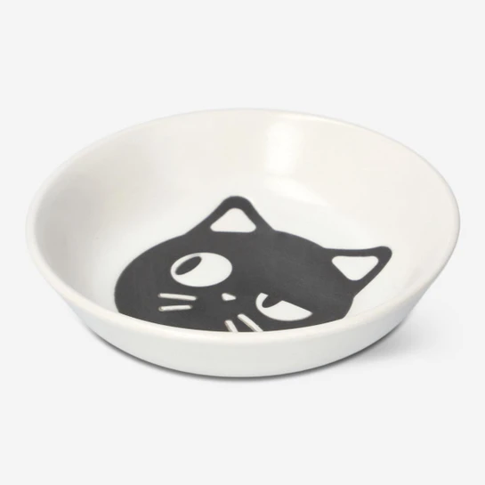 Flying Tiger Copenhagen Kedi Desenli Mini Kase Beyaz