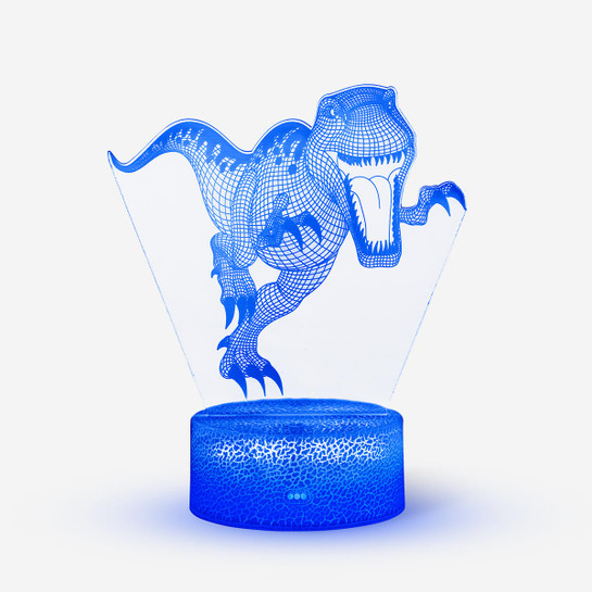 Flying Tiger Copenhagen 3D Dinazor Renk Değiştiren Lambası