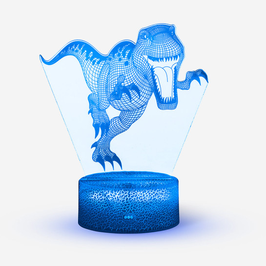 Flying Tiger Copenhagen 3D Dinazor Renk Değiştiren Lambası