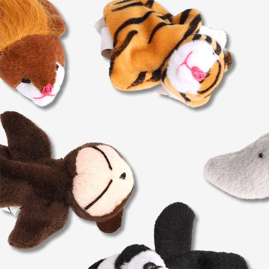 Flying Tiger Copenhagen Yabani Hayvanlar Parmak Kuklaları