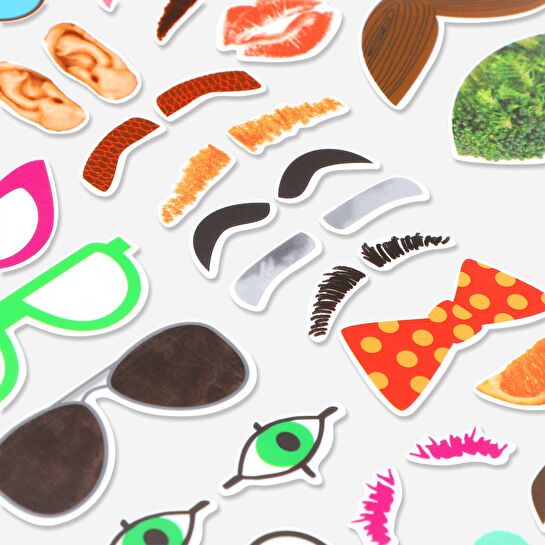 Flying Tiger Copenhagen Kendin Yap Kağıt Bebek ve Sticker Kiti