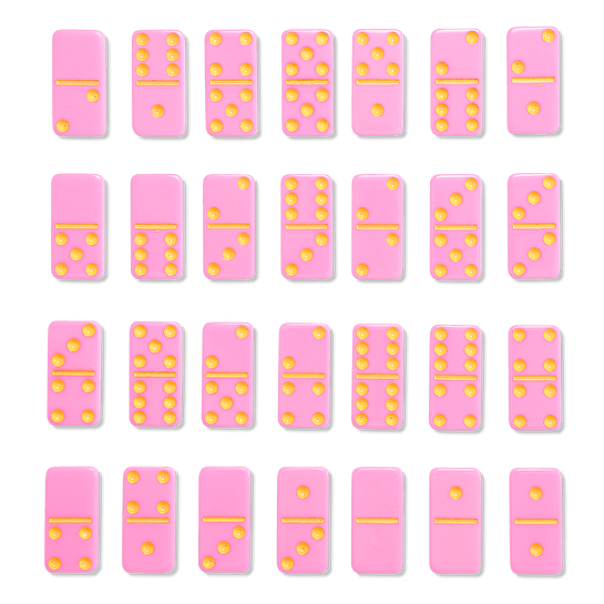 Flying Tiger Copenhagen Kutulu Pembe Domino Seti