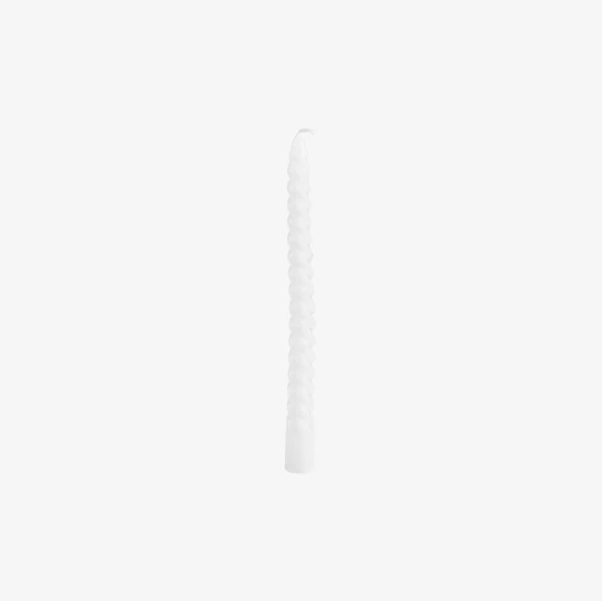 Flying Tiger Copenhagen Kıvrımlı Beyaz Mum 24,5 cm