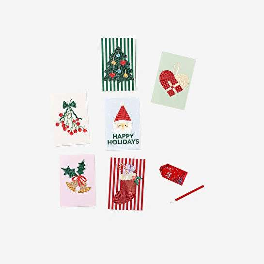 Flying Tiger Copenhagen Kendin Yap Yılbaşı Kartpostal Kiti