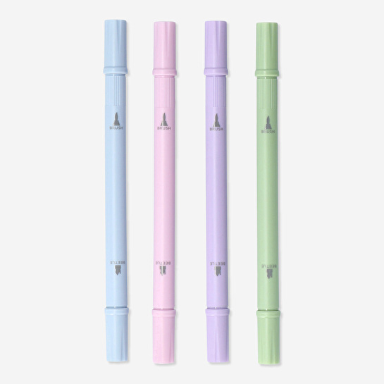 Flying Tiger Copenhagen Pastel Renkli 4'lü Fosforlu Kalem Seti