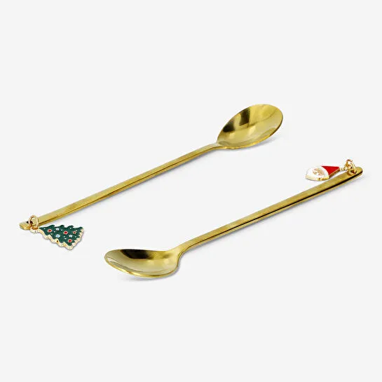 Flying Tiger Copenhagen Altın Renkli Kaşık Seti