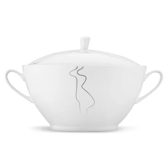 Jumbo Efect Platin 60 Parça 12 Kişilik Platin Yemek Takımı