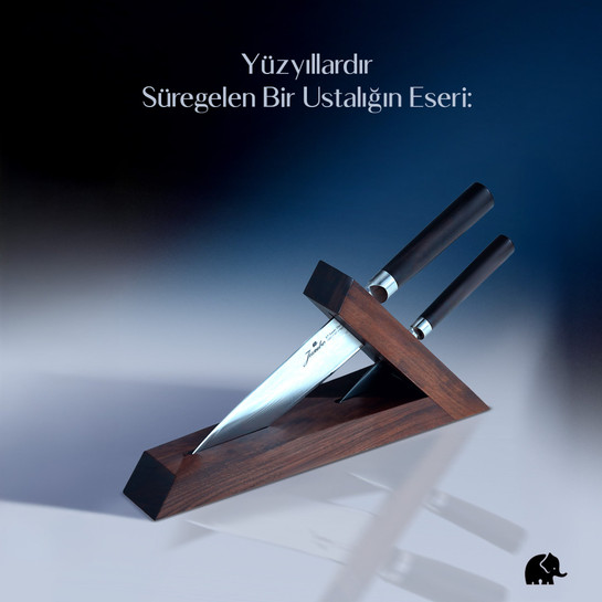 Jumbo Miyaki Damascus Çelik Bıçak 18 cm
