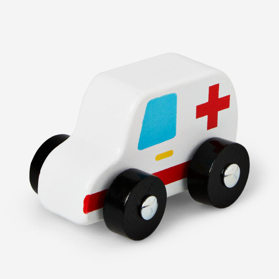 Flying Tiger Copenhagen Ahşap Oyuncak Ambulans