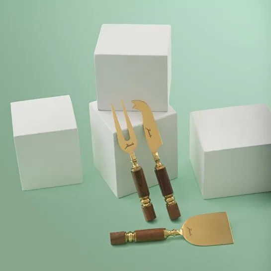 Jumbo Diseno 3'lü Peynir Servis Seti