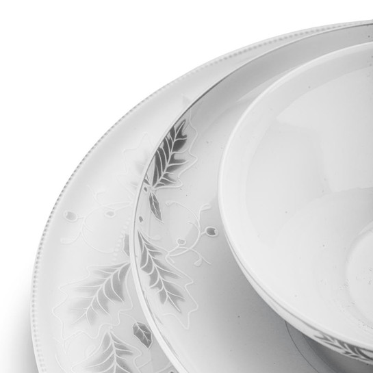 Jumbo Lace Leaf 62 Parça 12 Kişilik Yemek Takımı