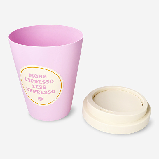 Flying Tiger Copenhagen Kahve Bardağı Şekilli Mor Çöp Kutusu