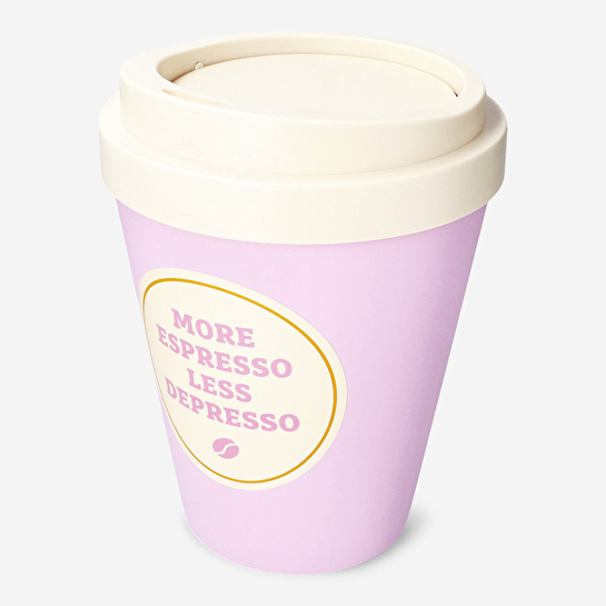 Flying Tiger Copenhagen Kahve Bardağı Şekilli Mor Çöp Kutusu