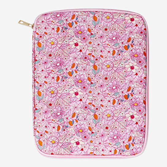 Flying Tiger Copenhagen Pembe Çiçek Desenli Tablet Çantası 10