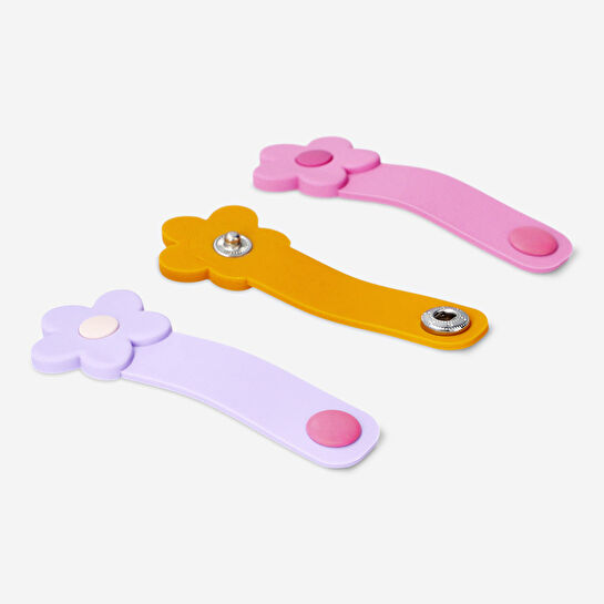 Flying Tiger Copenhagen 3'lü Çiçek Şekilli Kablo Düzenleyici