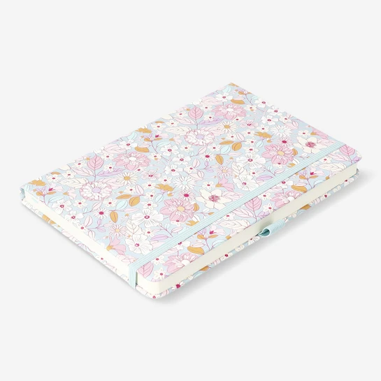 Flying Tiger Copenhagen Çiçekli Desenli Çizgili Defter