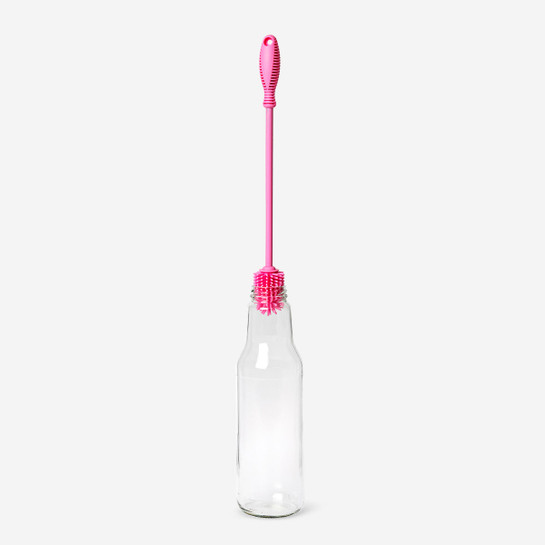 Flying Tiger Copenhagen Pembe Şişe Temizleme Fırçası 30,5 cm