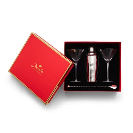 Jumbo Bilancia Kokteyl Hediye Seti Kırmızı