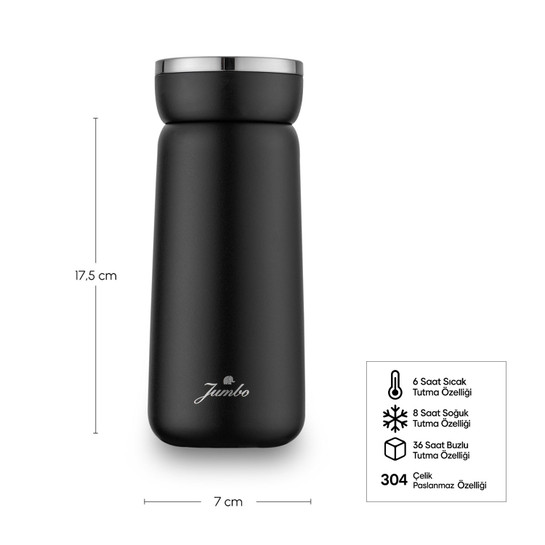 Jumbo Joy Termos Siyah 350 ml