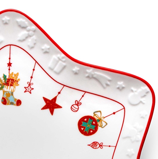 Jumbo Janus 2'li Yıldız Desenli Tabak