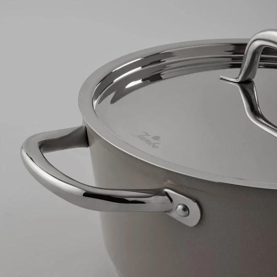 Jumbo Swiss Crystal 7 Parça Tencere Seti Bej