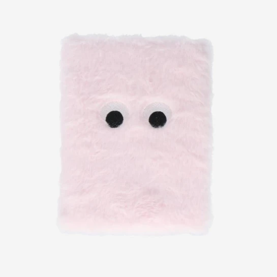 Flying Tiger Copenhagen Pembe Peluş Kapaklı Defter