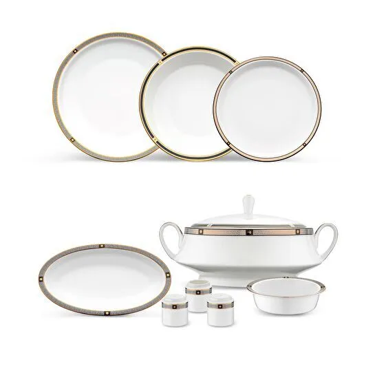 Jumbo Venüs 60 Parça 12 Kişilik Yemek Takımı