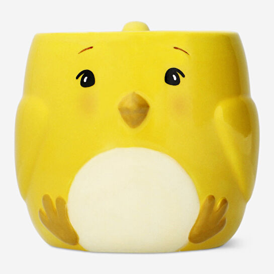 Flying Tiger Copenhagen Sarı Civciv Şeklinde Seramik Kupa 500 ml