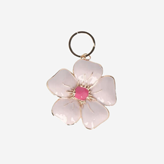 Flying Tiger Copenhagen Büyük Kiraz Çiçeği Şeklinde Açık Pembe Anahtarlık