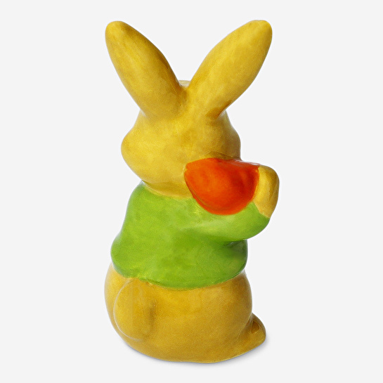 Flying Tiger Copenhagen Havuçlu Seramik Tavşan Biblosu 8 cm