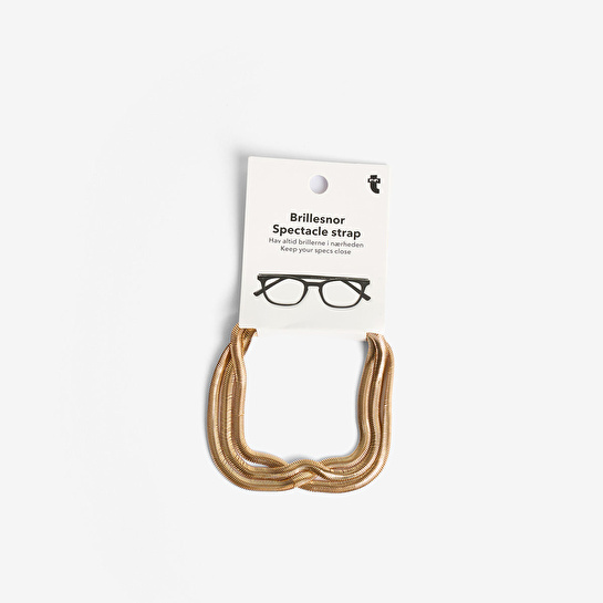 Flying Tiger Copenhagen Gold Gözlük Zinciri