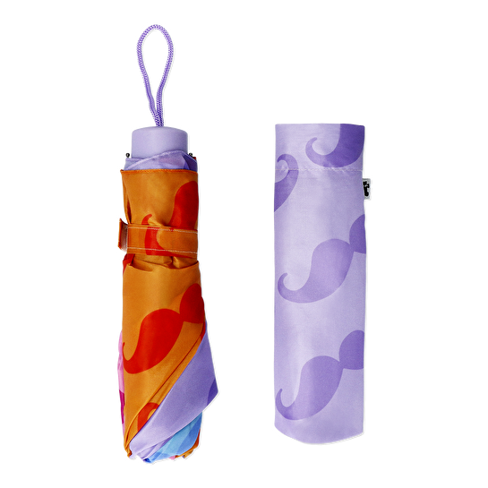 Flying Tiger Copenhagen Mor Desenli Şemsiye