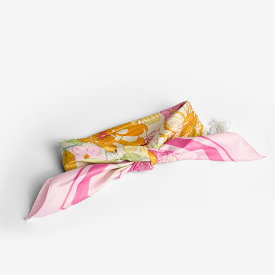 Flying Tiger Copenhagen Çiçek Desenli Turuncu Bandana