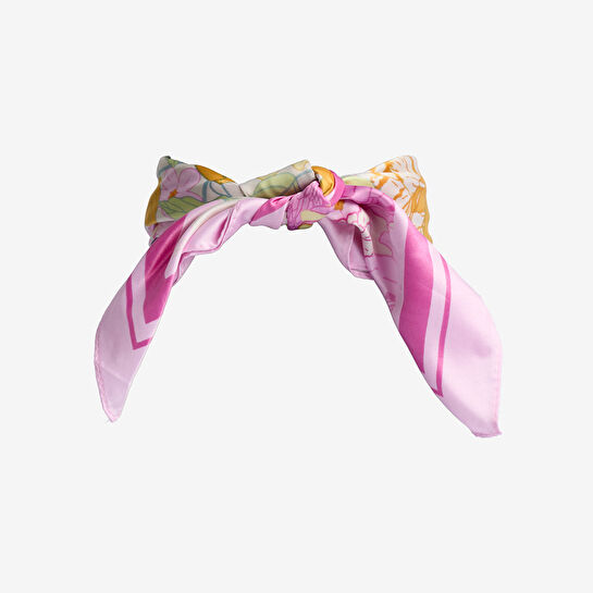 Flying Tiger Copenhagen Çiçek Desenli Turuncu Bandana