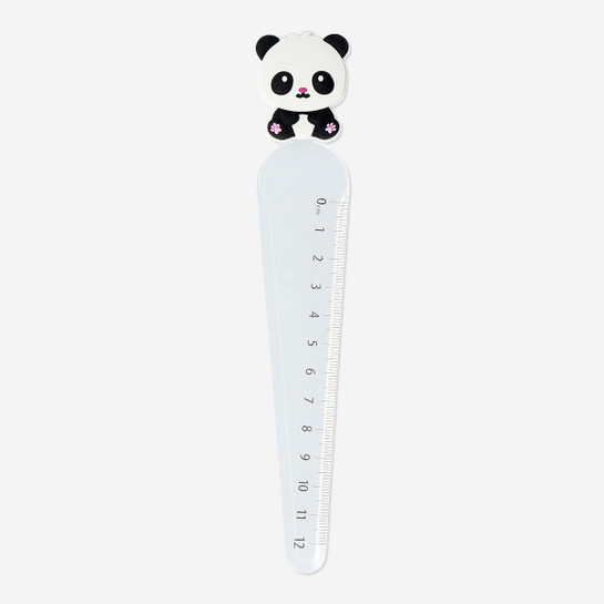 Flying Tiger Copenhagen Panda Detaylı Beyaz Cetvel 12 cm