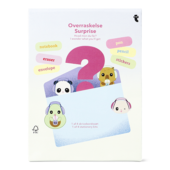 Flying Tiger Copenhagen Hayvan Desenli Sürpriz Kırtasiye Kiti