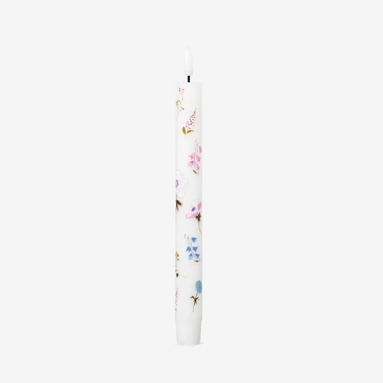Flying Tiger Copenhagen Çiçek Desenli LED Mum 24 cm